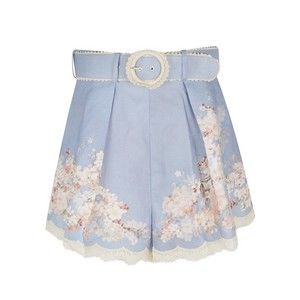 Zimmermann Botanical Floral Linen Shorts - NWT